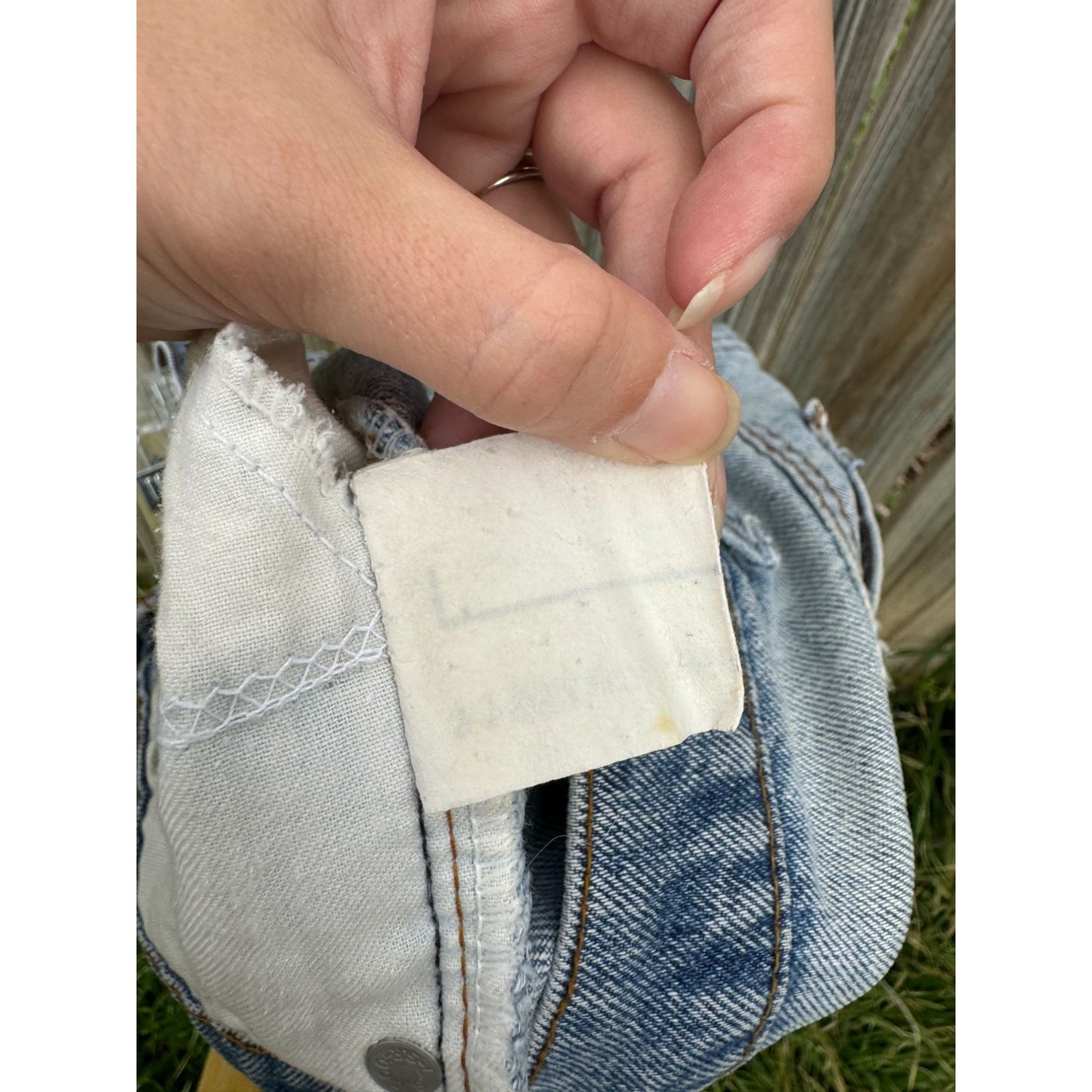 80's Levi's Orange Tab Cut Off Raw Hem Denim Jean Shorts 36