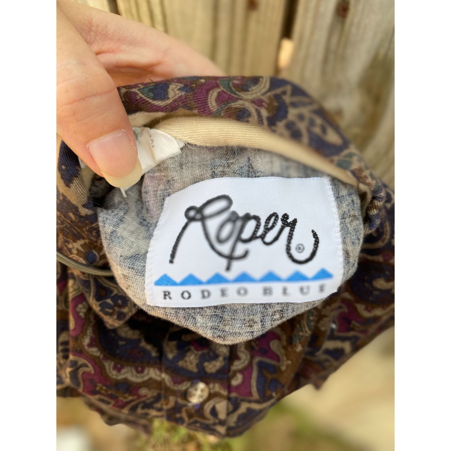 Roper Rodeo Western Long Sleeve Button Down 8