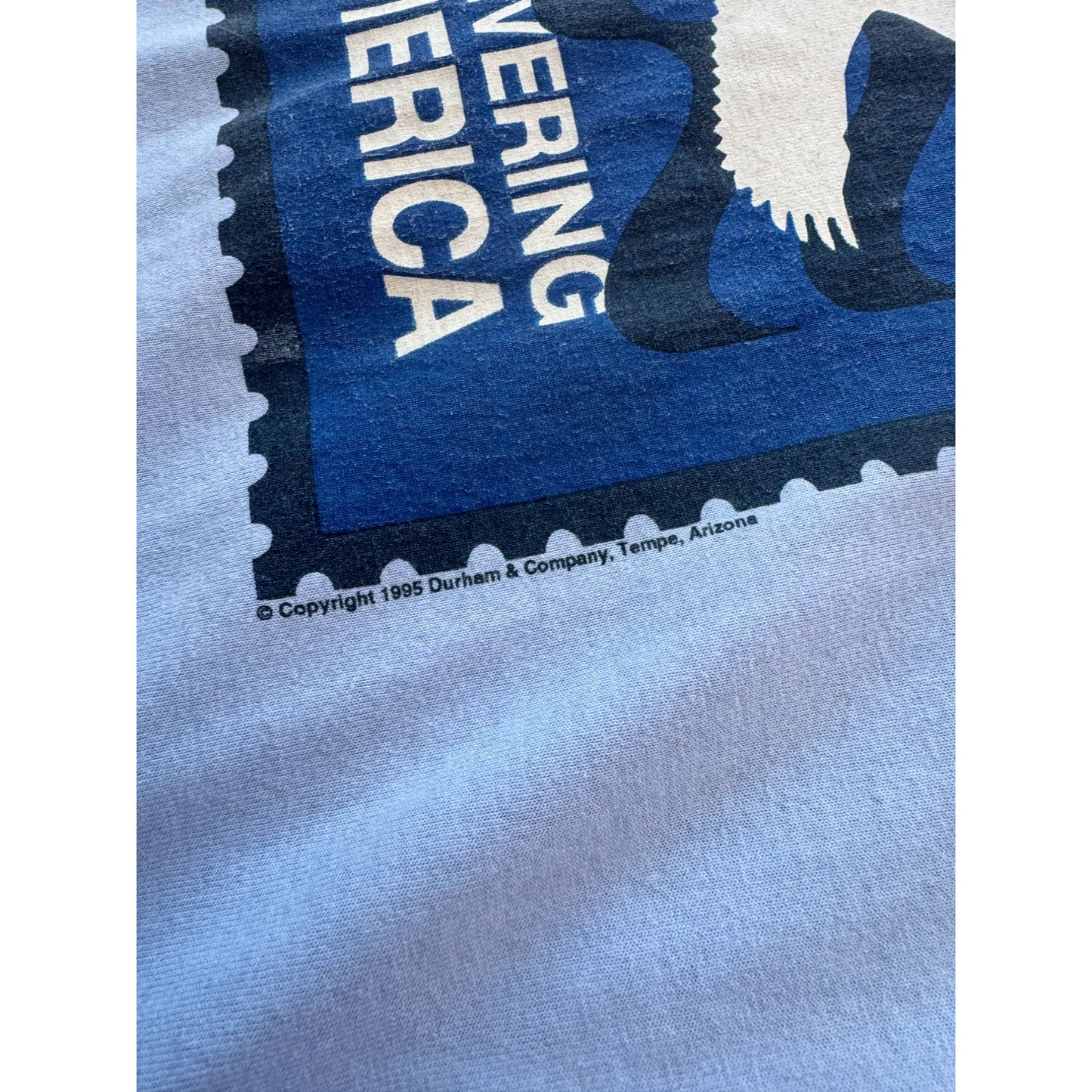 95' Delivering America Single Stitch Graphic Tee T-Shirt Medium