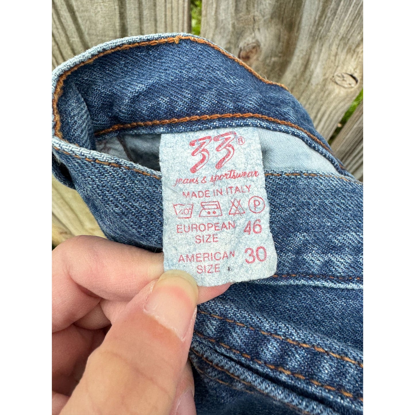 90's 33 Jeans & Sportswear Dark Wash High Rise Denim Jeans 30