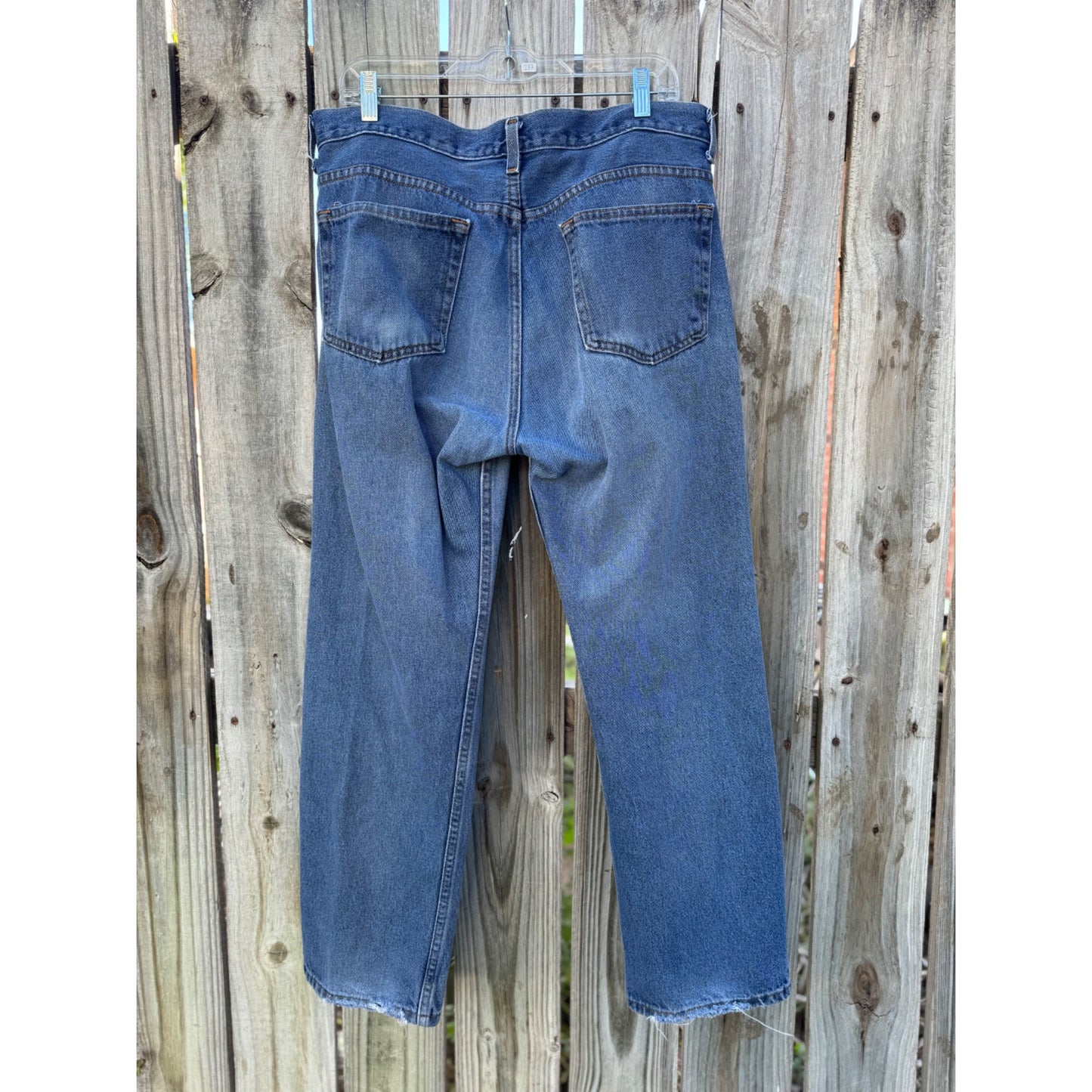 90's Faded Glory Original Fit Dark Wash Denim Jeans 34 X 29