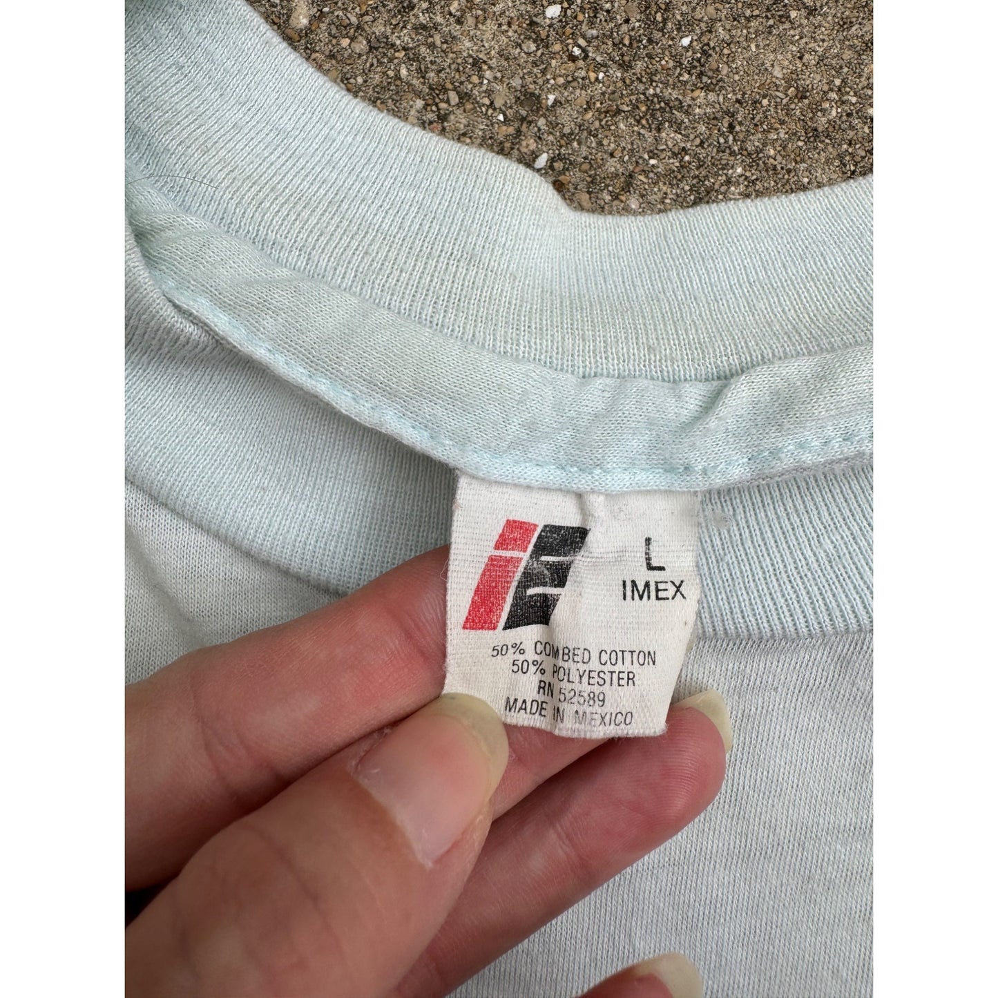 88' Fiesta San Antonio Texas Single Stitch Blue Tee L