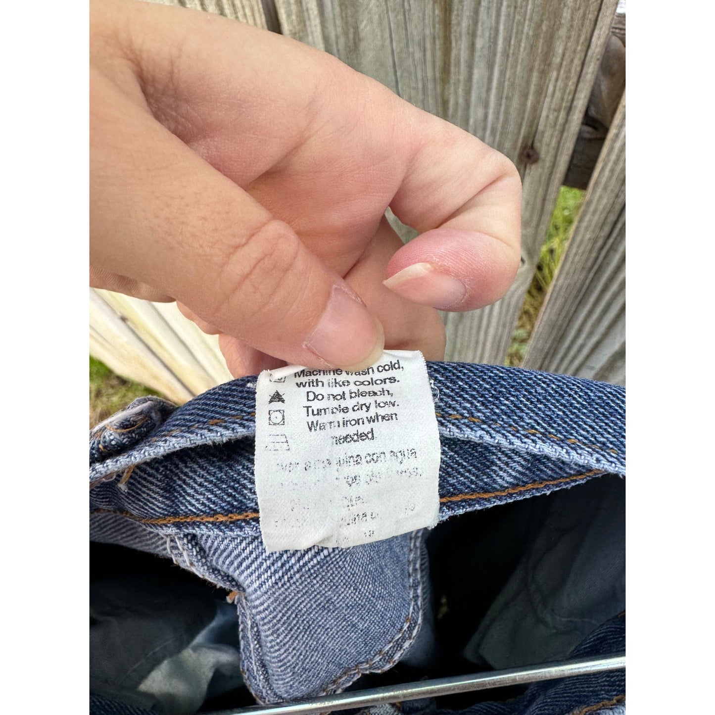 90's Faded Glory Original Fit Dark Wash Denim Jeans 34 X 29