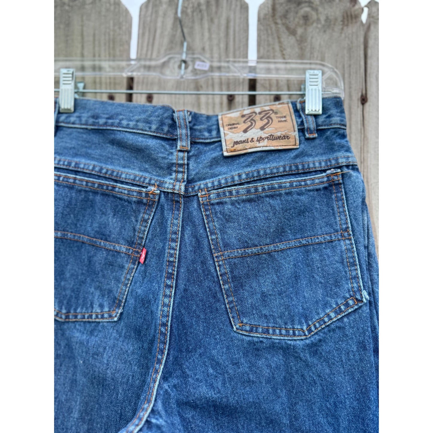 90's 33 Jeans & Sportswear Dark Wash High Rise Denim Jeans 30