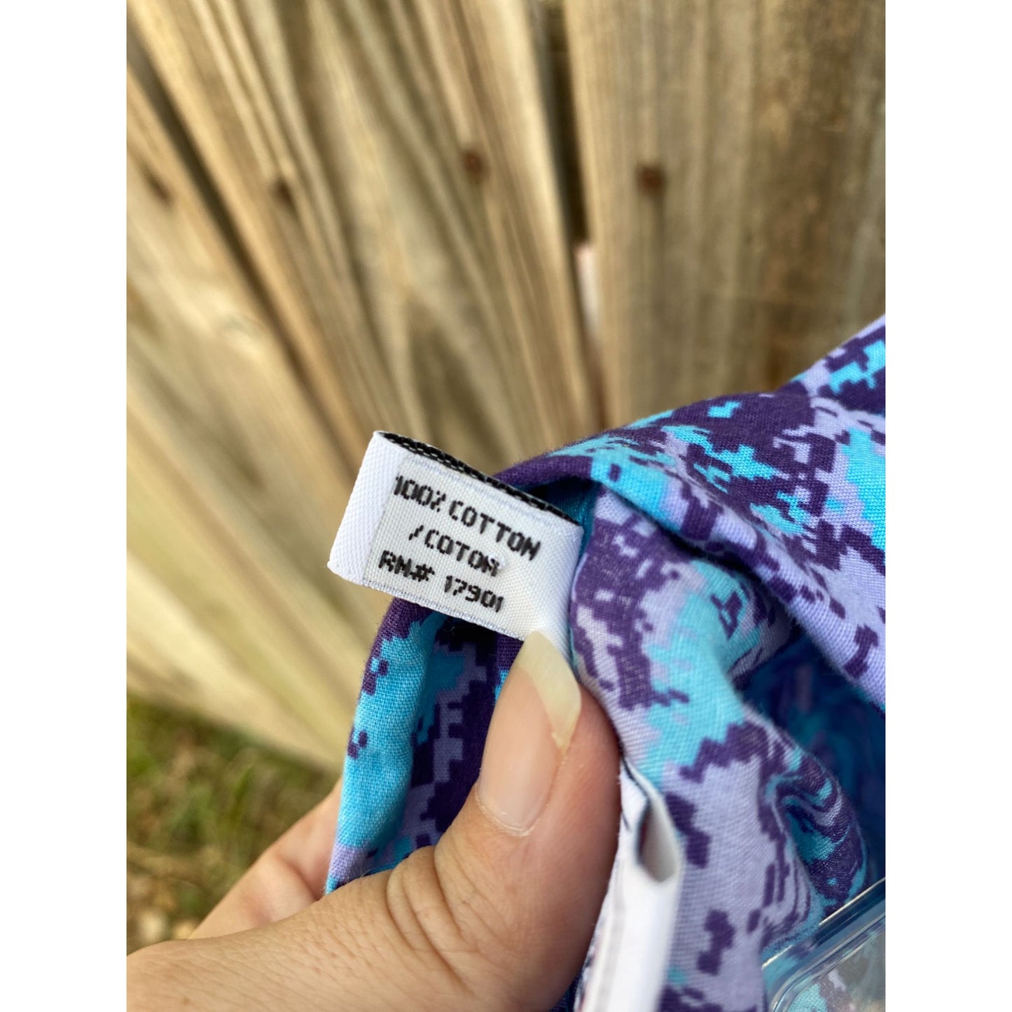 Cruel Girl Blue & Purple Western Pearl Snap XS 4/5