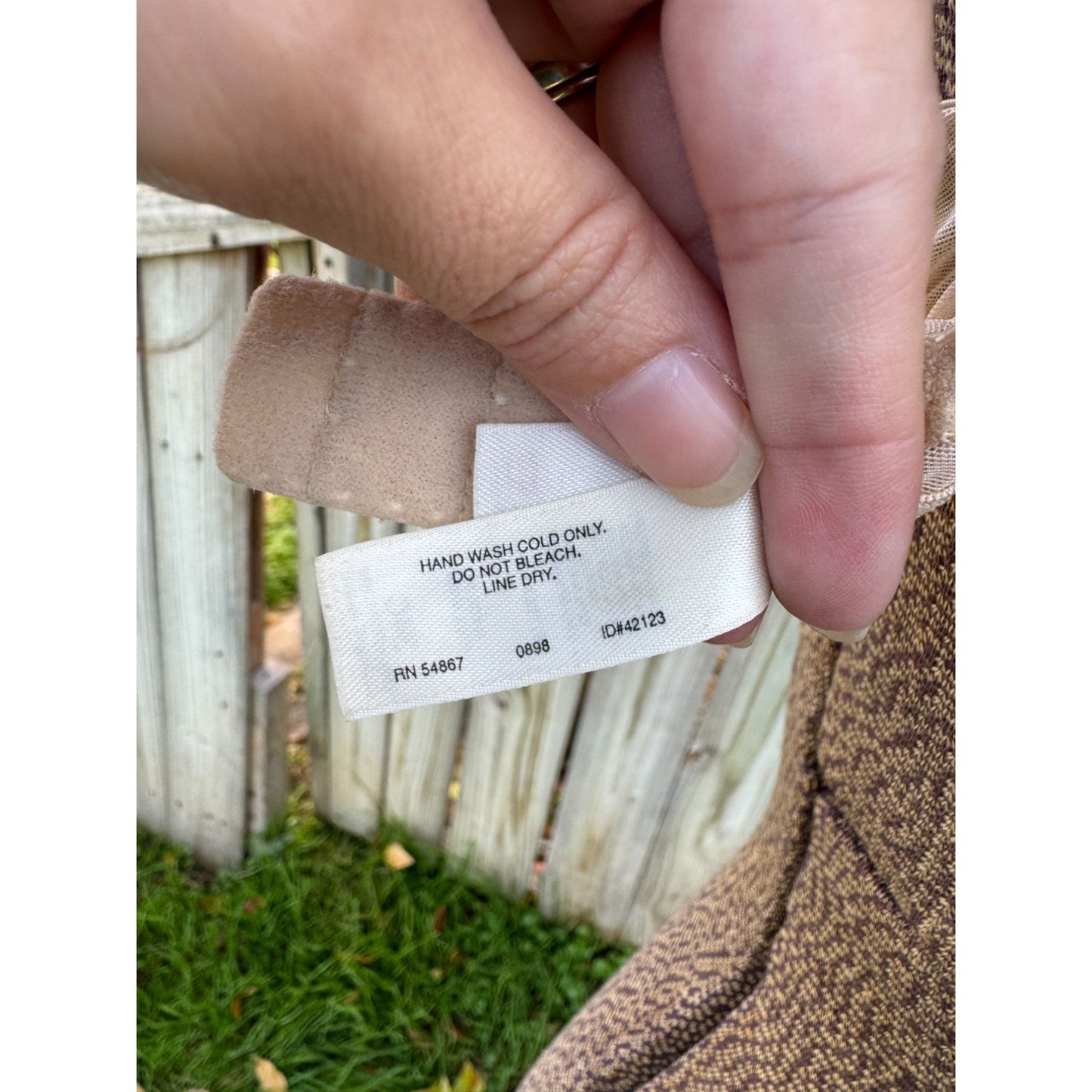 90's Victoria's Secret Nude Lace Underwire Bra 34C