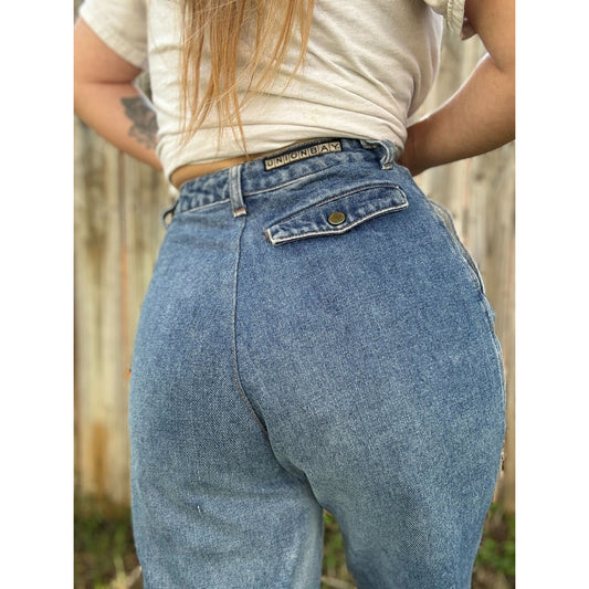 90's Union Bay High Rise Denim Mom Jeans Size 9
