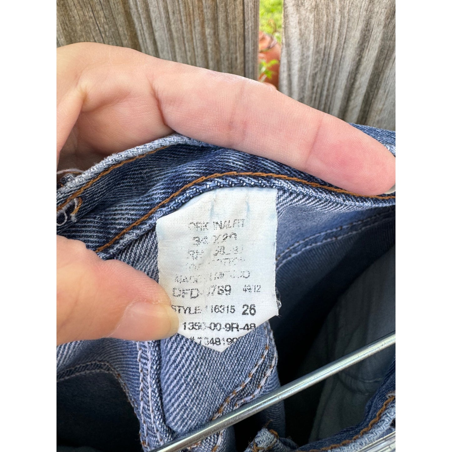 90's Faded Glory Original Fit Dark Wash Denim Jeans 34 X 29