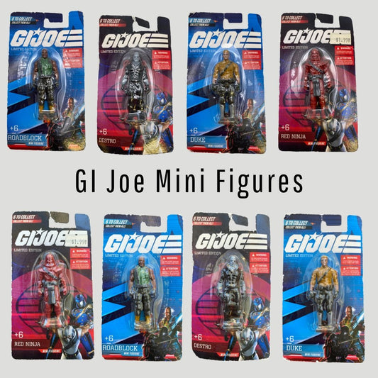 GI Joe Hasbro Limited Edition Mini Figures