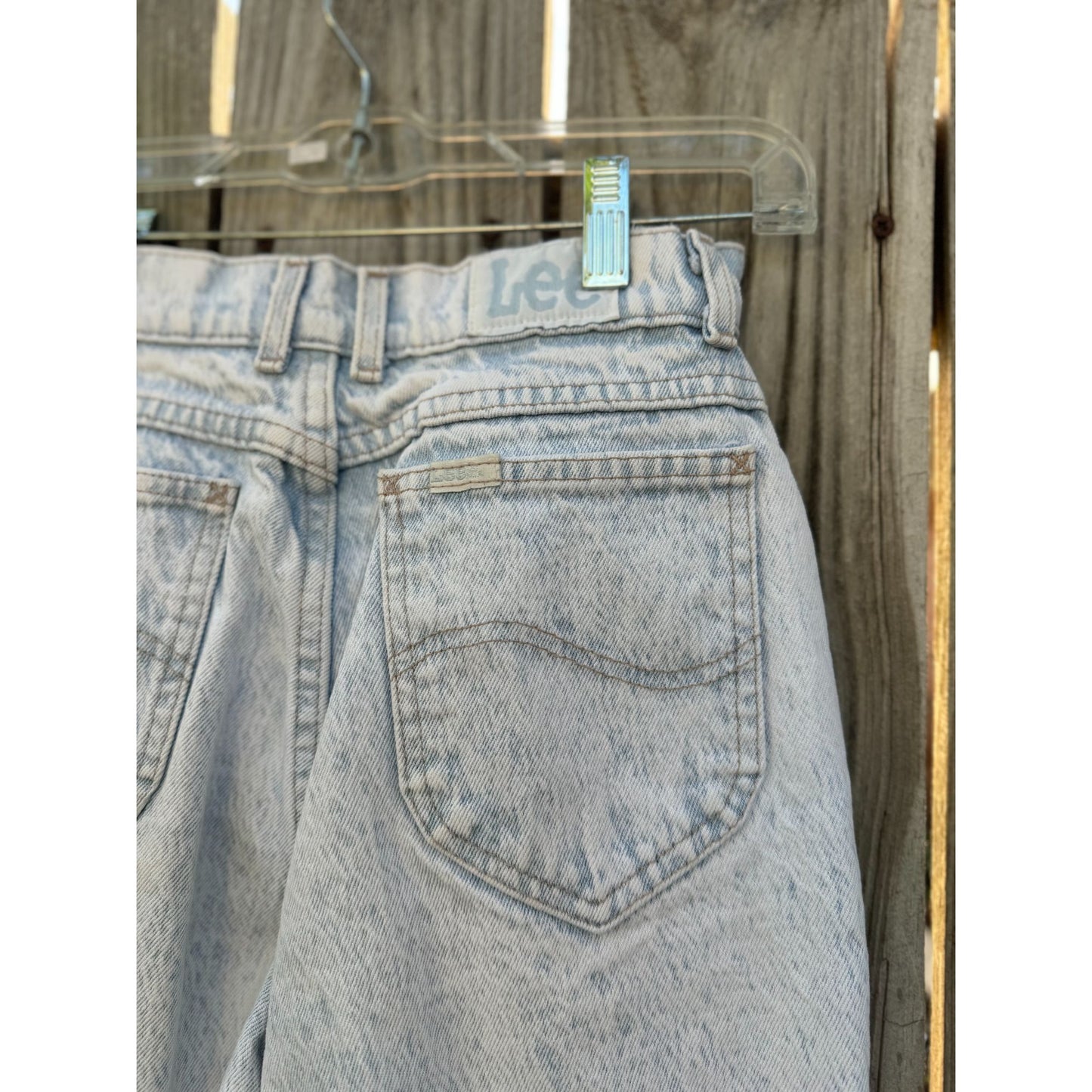 80's Lee Light Wash High Waisted Denim Jeans 5