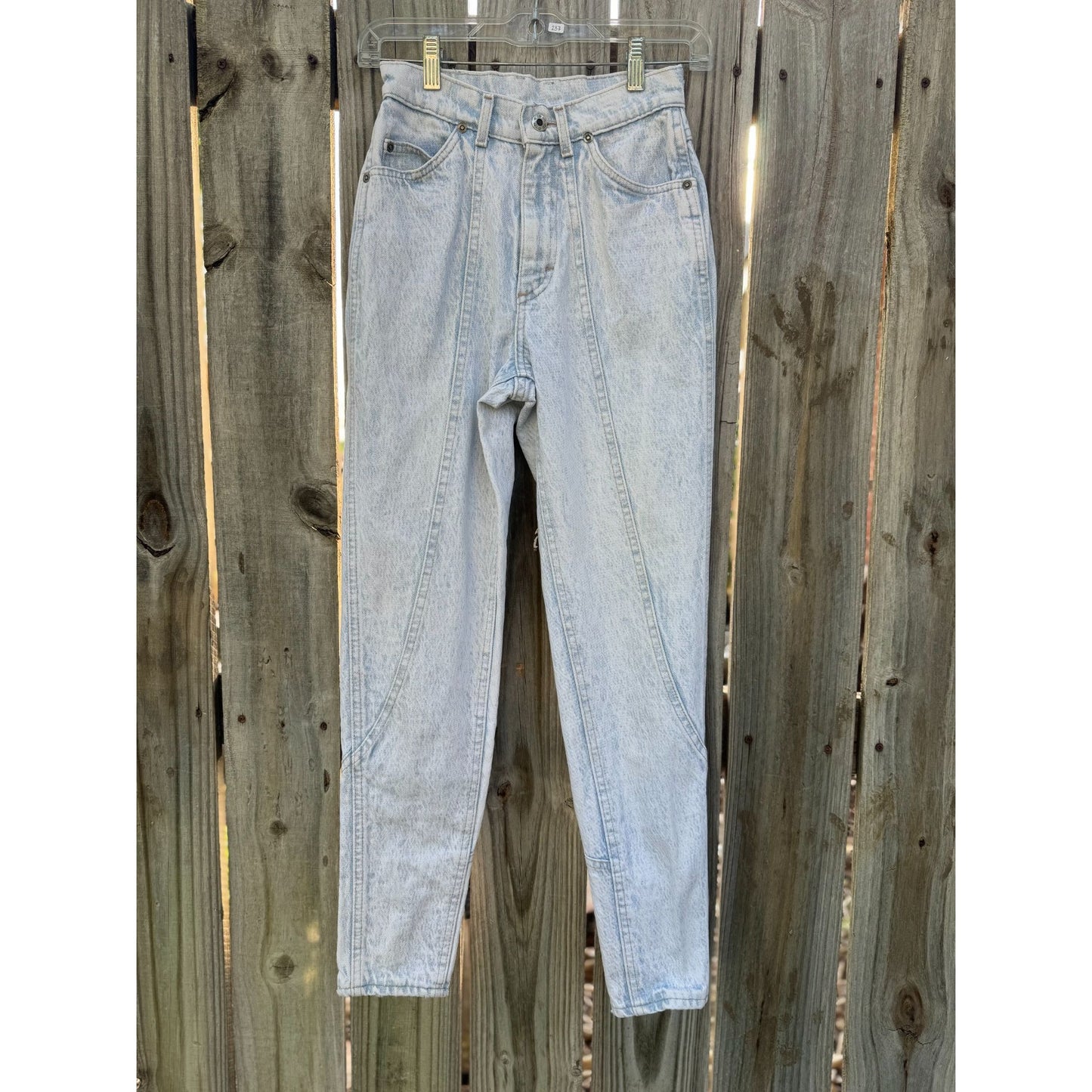 80's Lee Light Wash High Waisted Denim Jeans 5