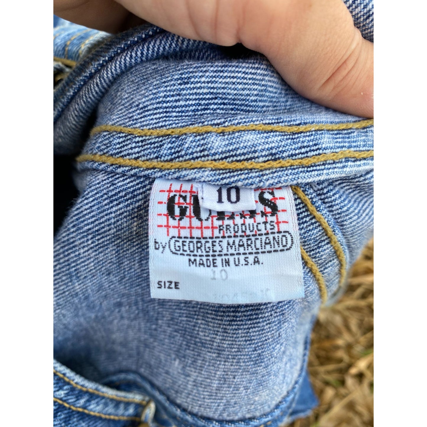 80/90's Guess Girls Denim Jean Overalls Size 10