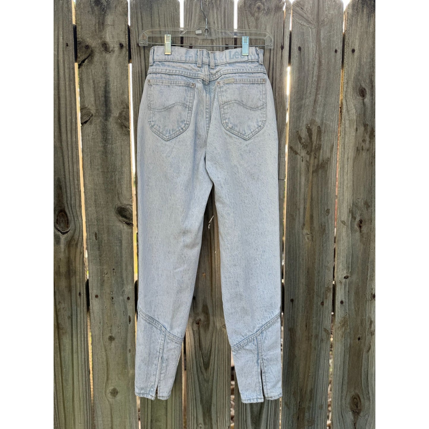 80's Lee Light Wash High Waisted Denim Jeans 5