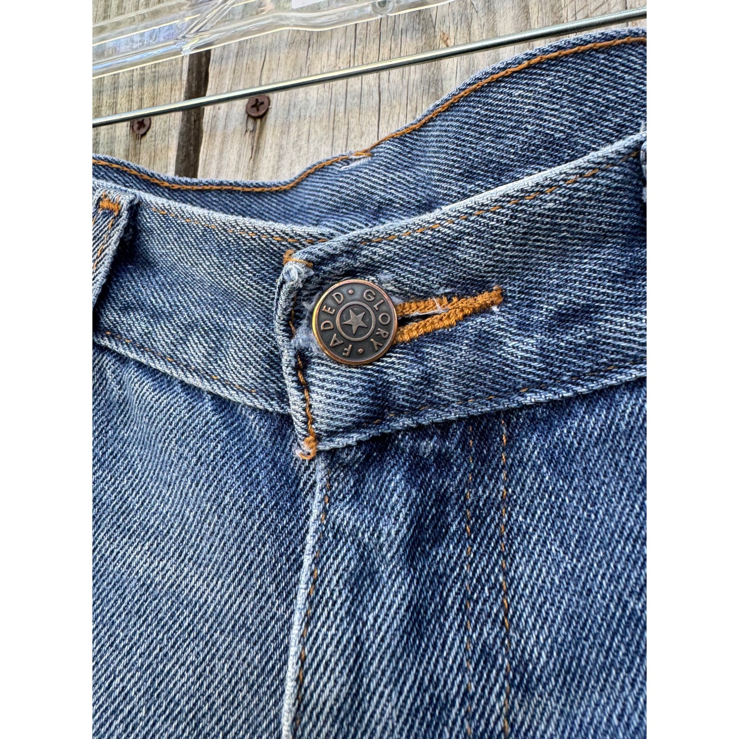 90's Faded Glory Original Fit Dark Wash Denim Jeans 34 X 29