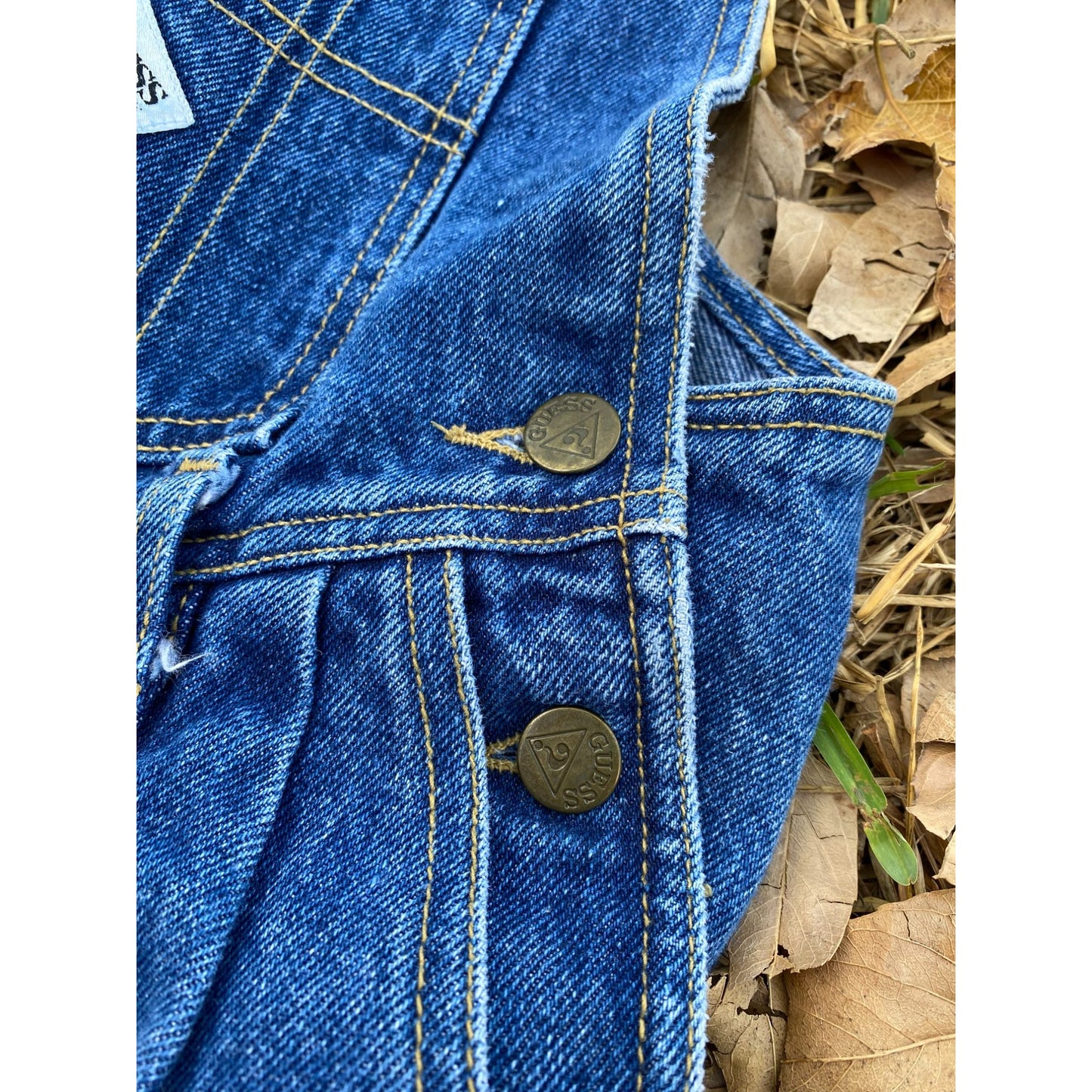 80/90's Guess Girls Denim Jean Overalls Size 10