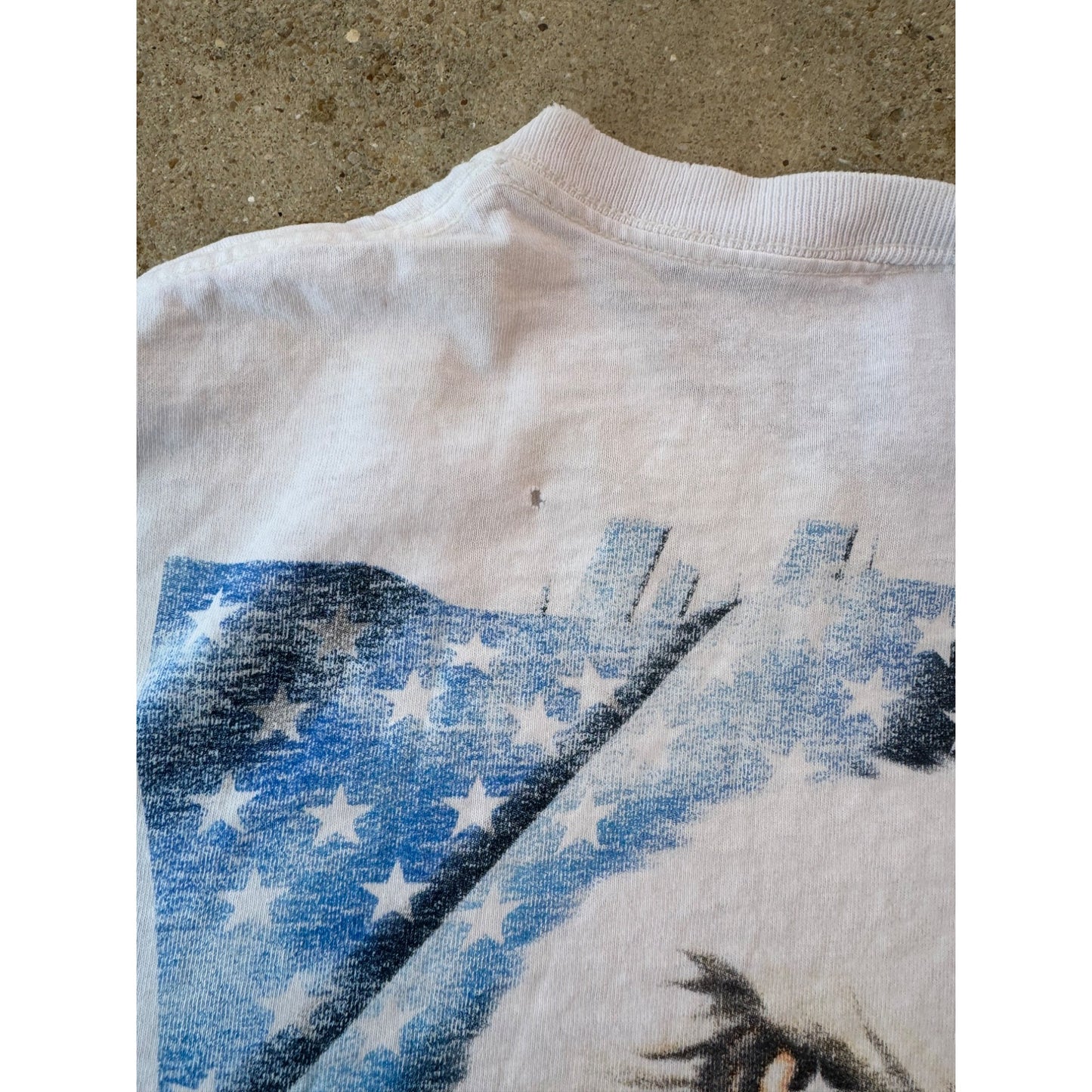 90's Don't Mess With The U.S. Eagle Graphic Tee T-Shirt Large