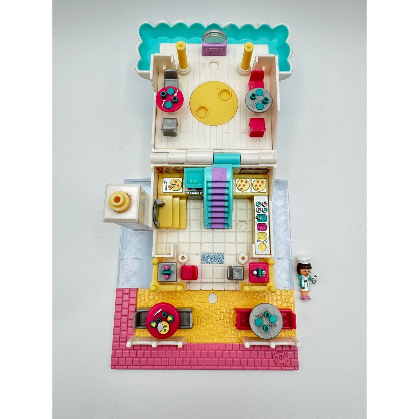 1993 Polly Pocket Pizzeria Building w/ 1 Figure