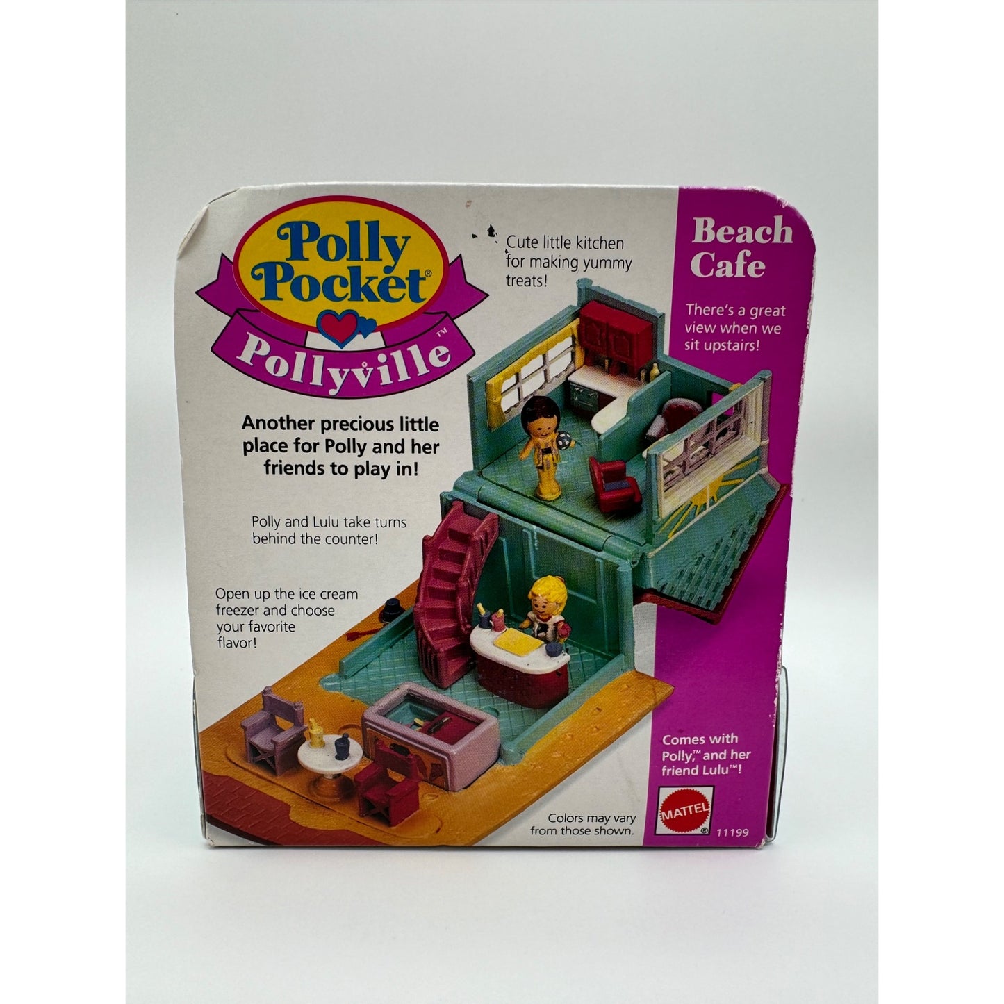 NEW 1993 Polly Pocket Beach Cafe / Beach Holiday New In Box