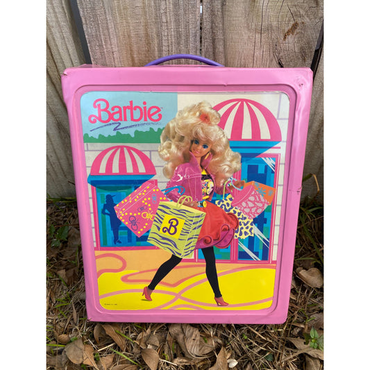 89' Mattel Barbie Doll Case Trunk with Accessories Box