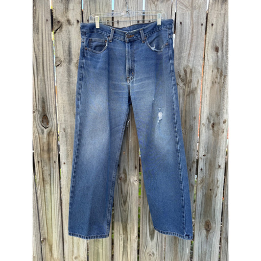 90's Faded Glory Original Fit Dark Wash Denim Jeans 34 X 29