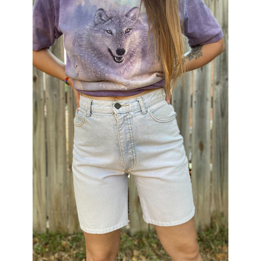 90's The Beverly Hills Denim Company High Rise Shorts 10