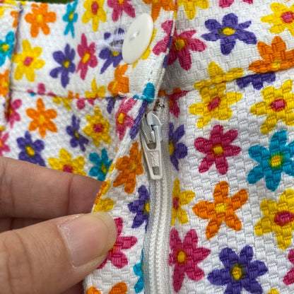 90’s Copper Key Flower Power Shorts 10