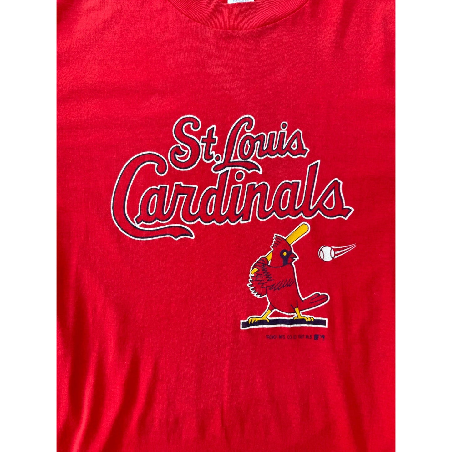 87' St. Louis Cardinals MLB Single Stitch Graphic Tee T-Shirt Large