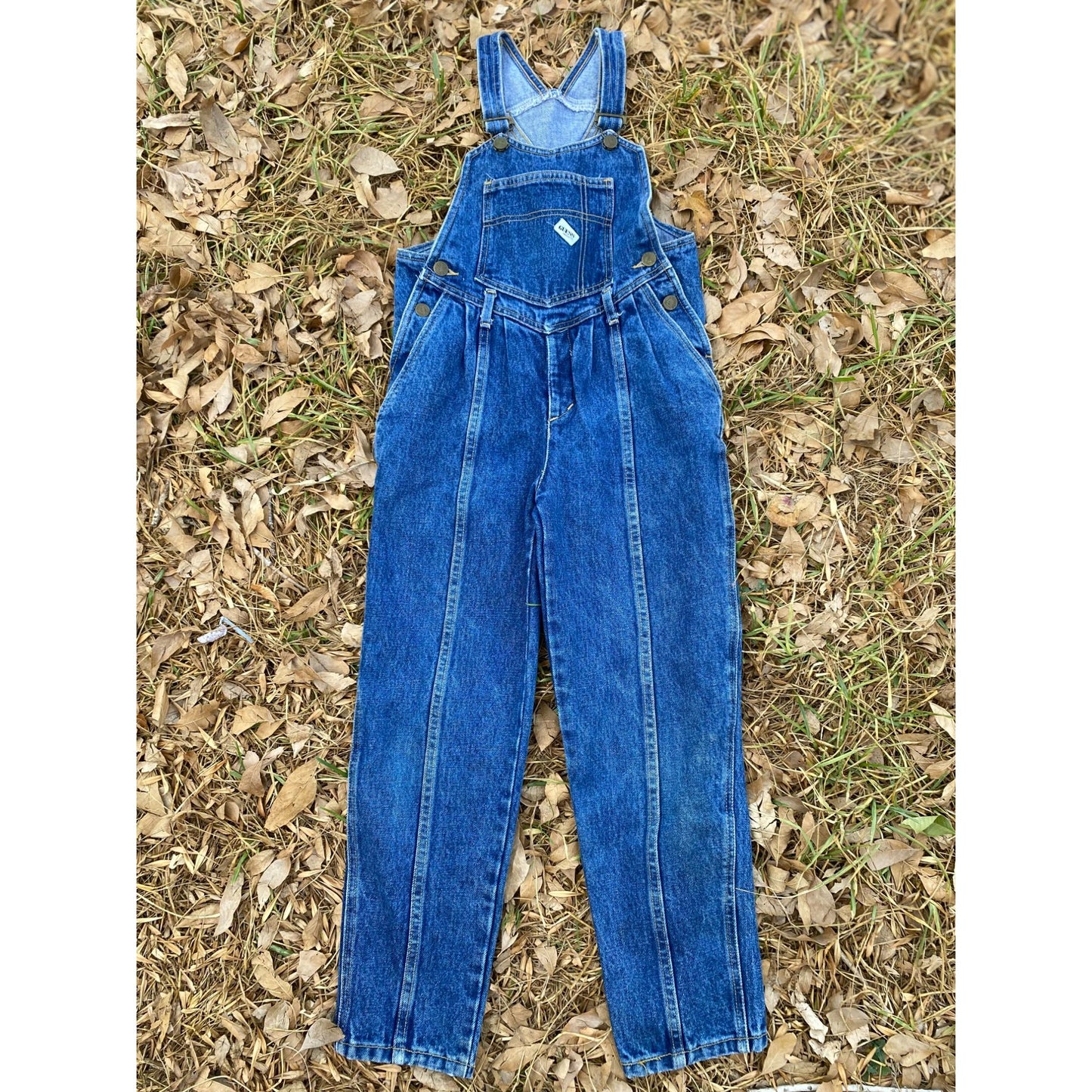 80/90's Guess Girls Denim Jean Overalls Size 10