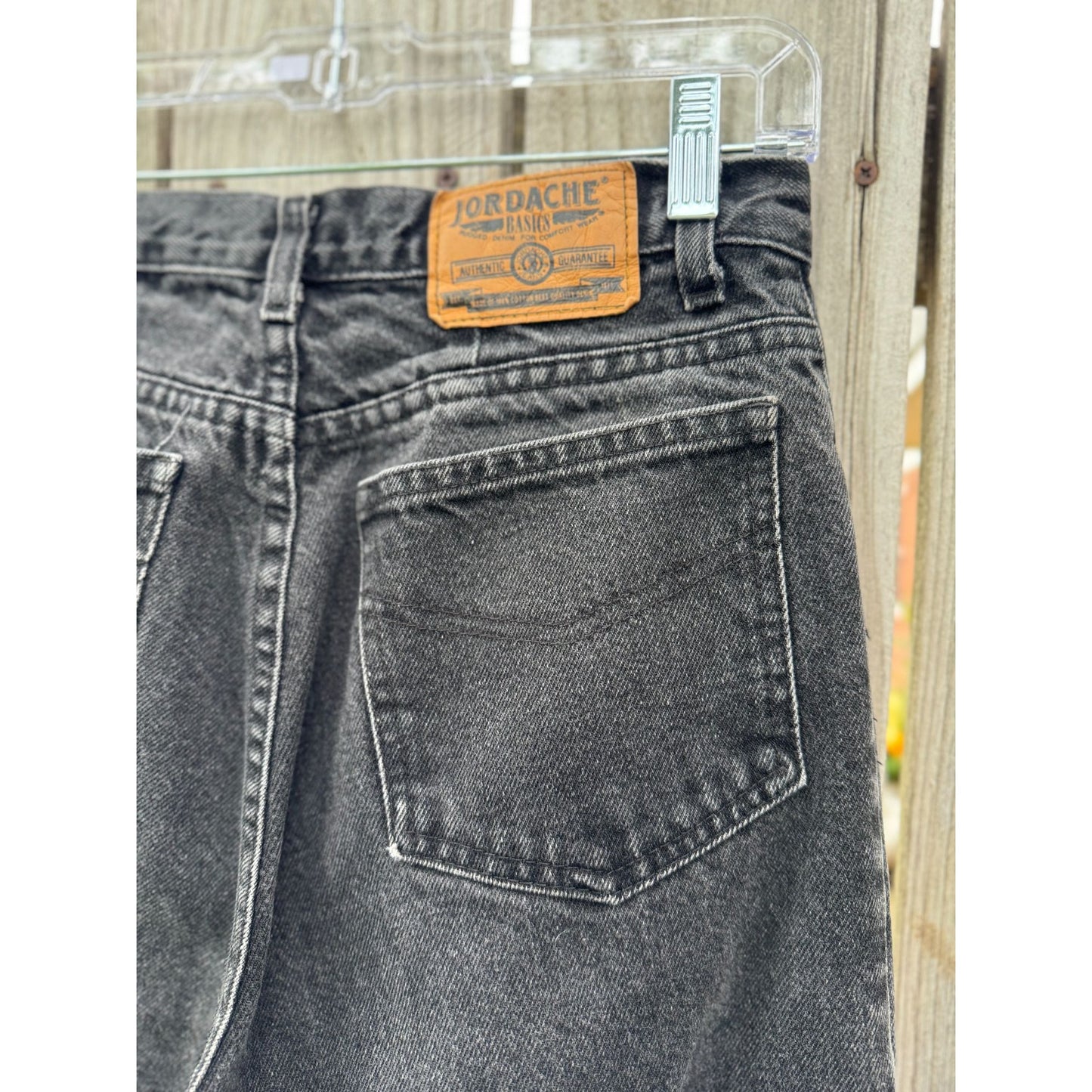 90's Jordache Black High Rise Denim Jeans 8