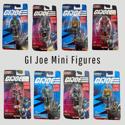 GI Joe Hasbro Limited Edition Mini Figures