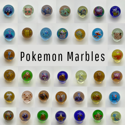 Individual Pokemon Marbles