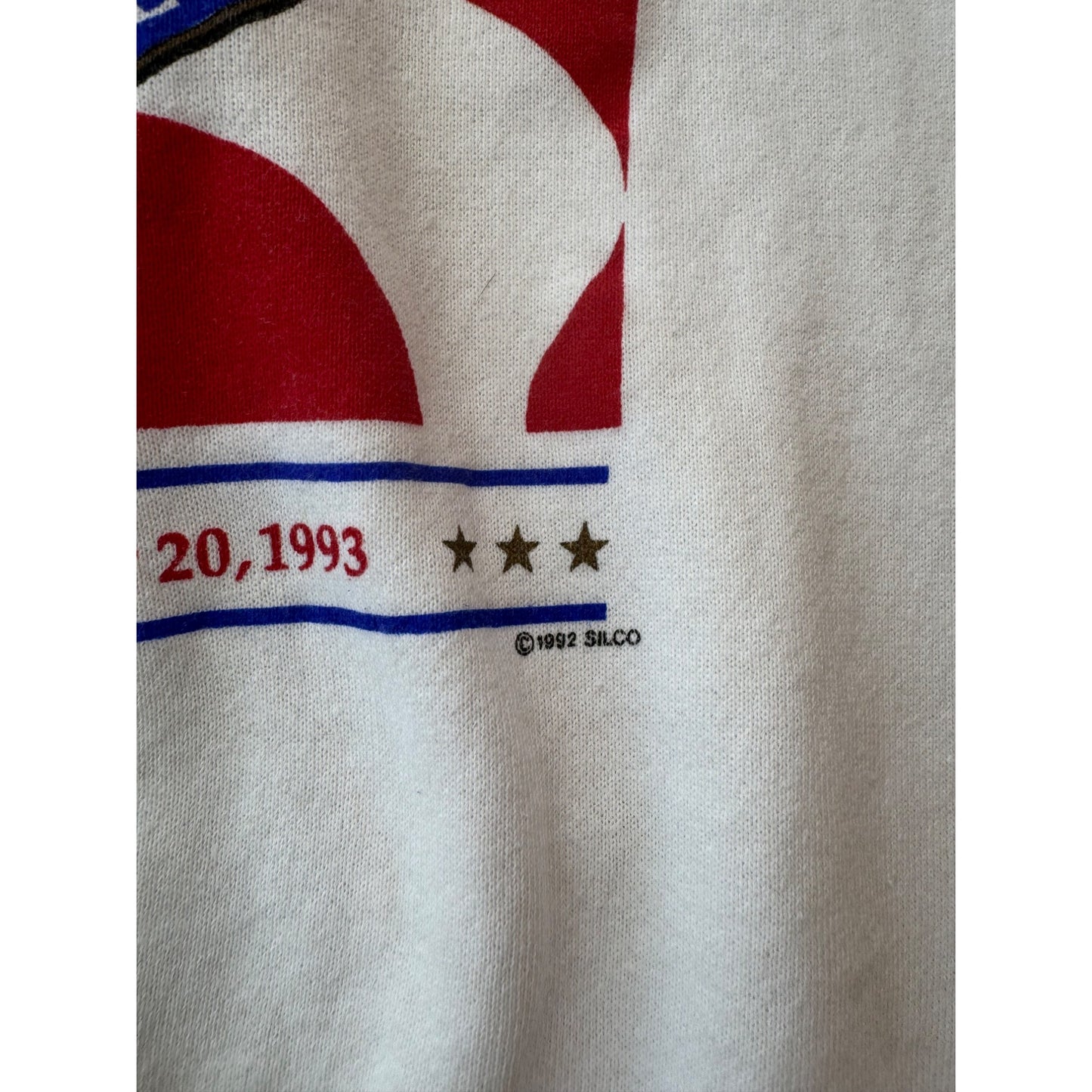 90's Presidential Inauguration Clinton Gore Graphic Sweatshirt Large