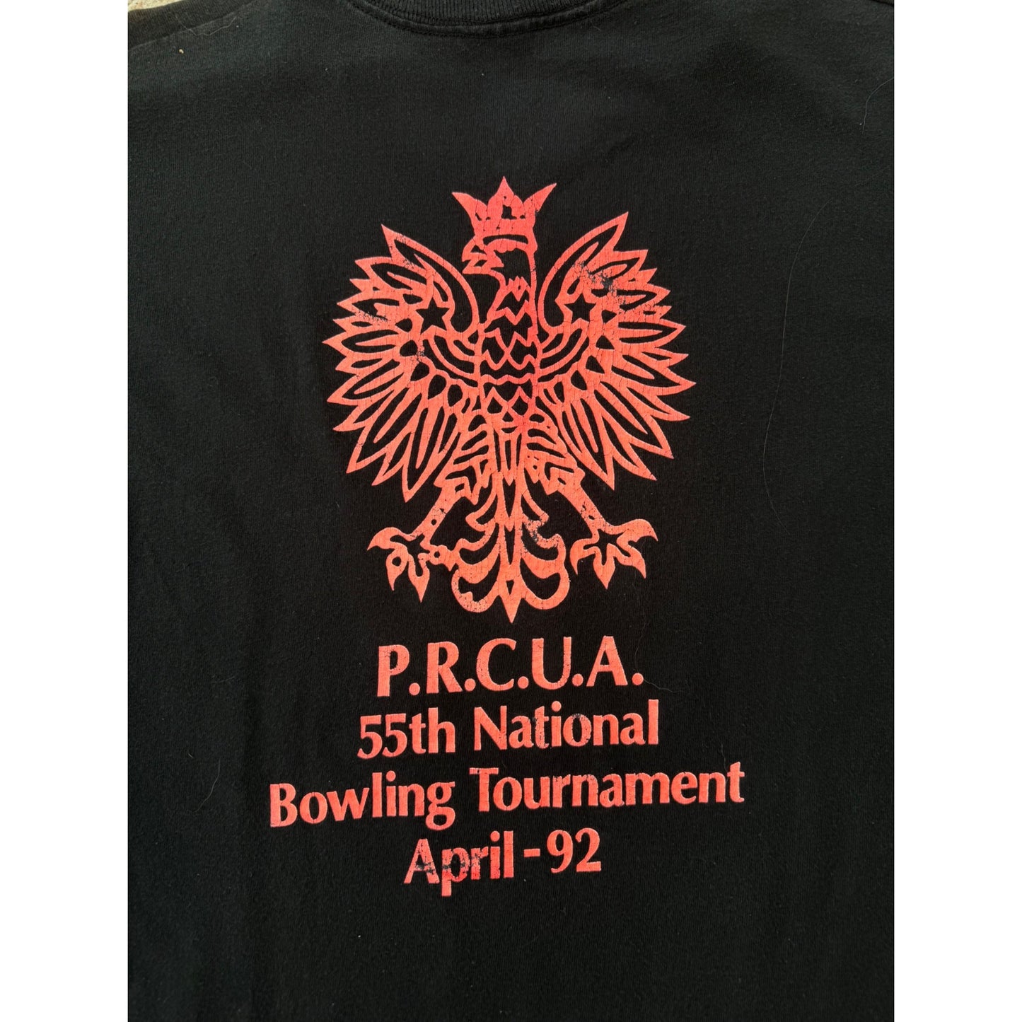 92' Cleveland Ohio Bowling Tournament Single Stitch Tee T-Shirt Large