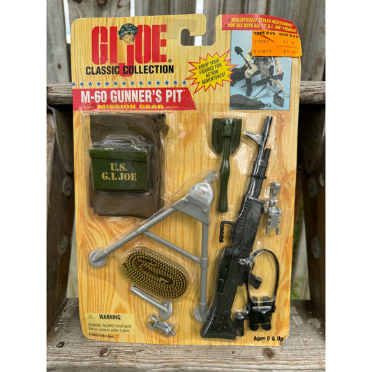 97' G.I. Joe Classic Collection M-60 Gunner's Pit Mission Gear