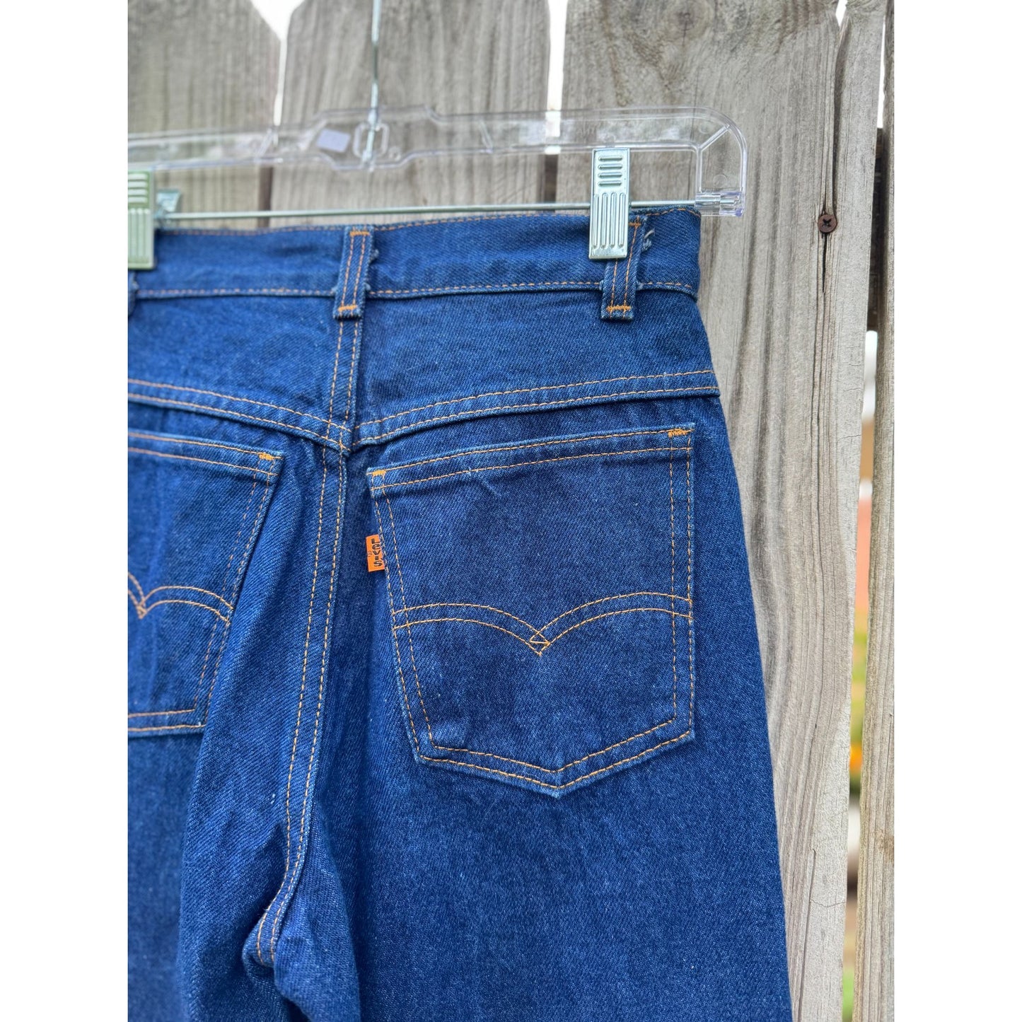 86' Levi's Juniors Dark Wash High Rise Denim Jeans 7