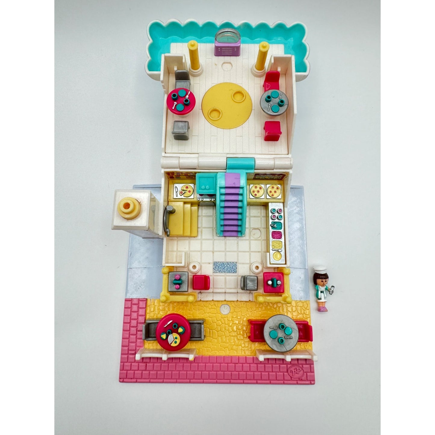 1993 Polly Pocket Pizzeria Building w/ 1 Figure