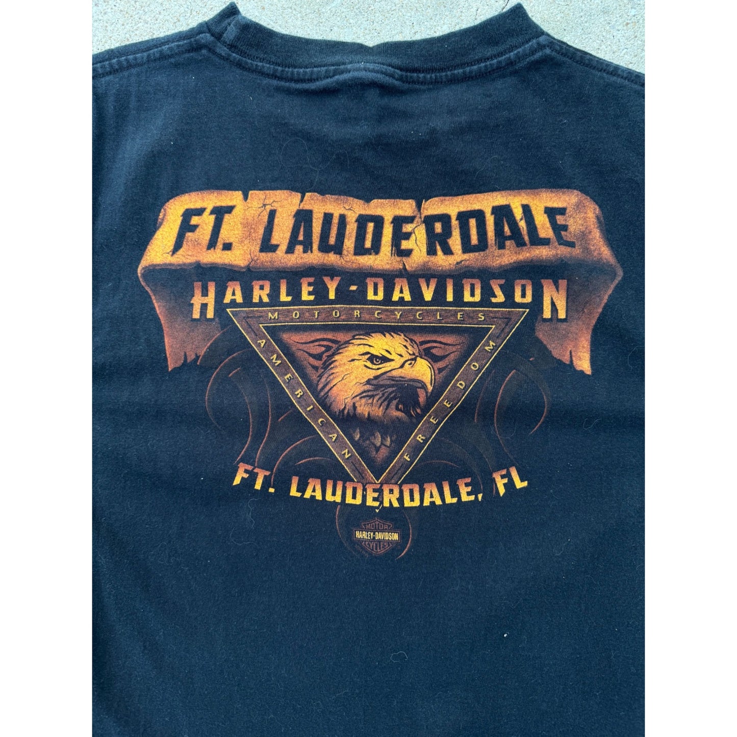 04' Harley Davidson Ft. Lauderdale Eagle Tank Tee T-Shirt M