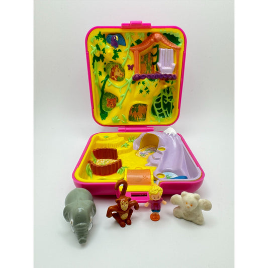 1989 Polly Pocket Wild Zoo World Compact COMPLETE