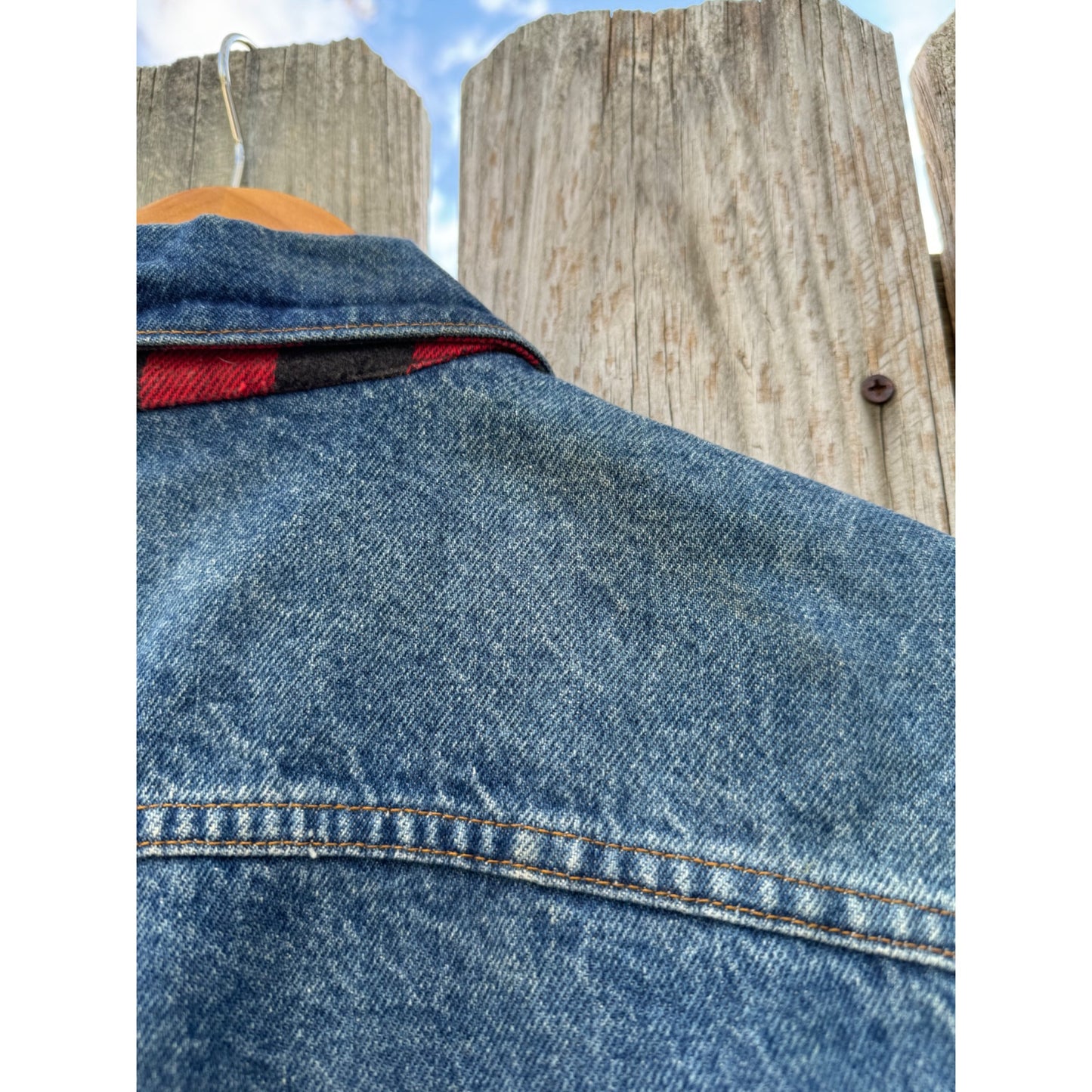 80's Levi's Jean Denim Trucker Jacket Type III Large