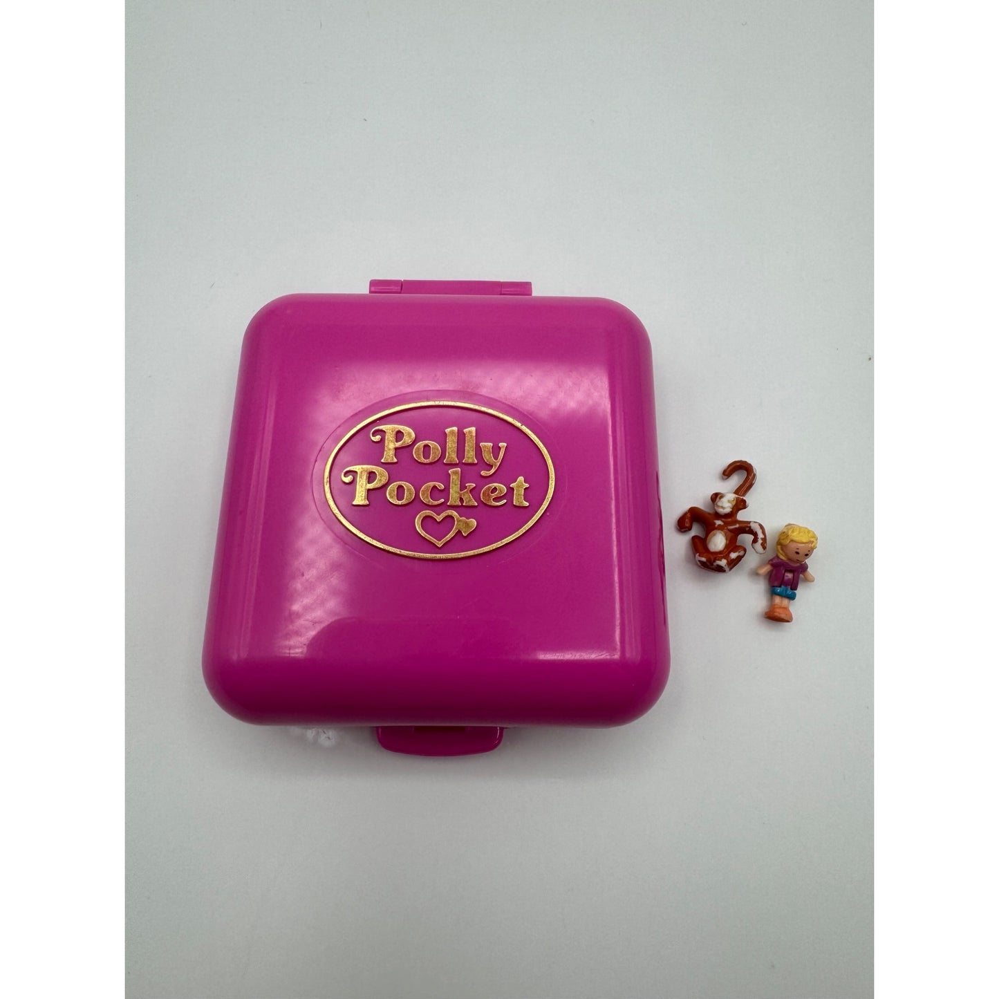 1989 Polly Pocket Wild Zoo World w/ 2 Figures